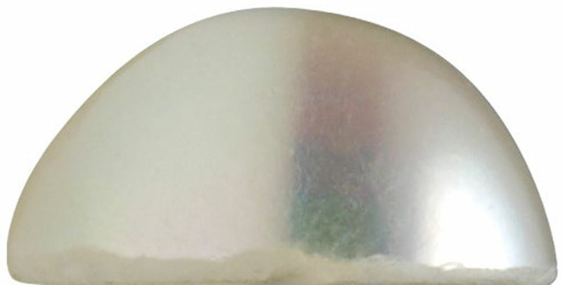 Natural Extra Fine White Freshwater Seed Pearl – Half-Round – Un-Drilled – China