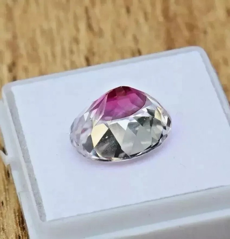 PITAMBARI Sapphire Bi-Colour 12+ Ct NATURAL Certified Oval Cut GEMSTONE gallery