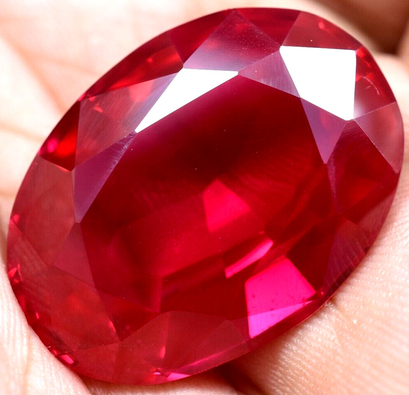 Natural 67.75 Ct Mogok Pink Huge Ruby Sparkling GGL Certified Loose Gemstone gallery