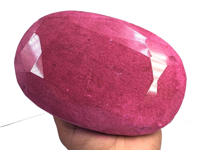 Mind Blowing Quality 5348 Ct Natural Red Ruby Oval Shape IGL Gemstone 6AHG