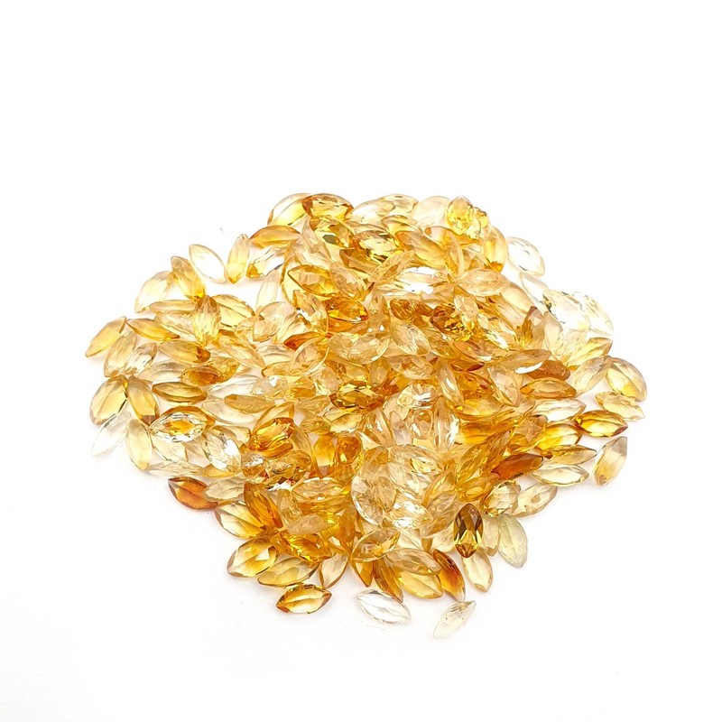 Natural Citrine Marquise Cut 29 CT 1.50*3-3*6 MM 212 Pcs Approx