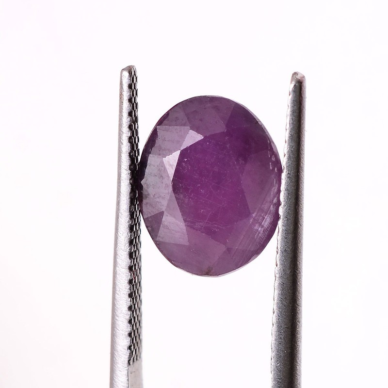 5.64 Cts Natural African Ruby Oval Cut Stunning 10mmx8mm Untreated Huge Gemstone gallery
