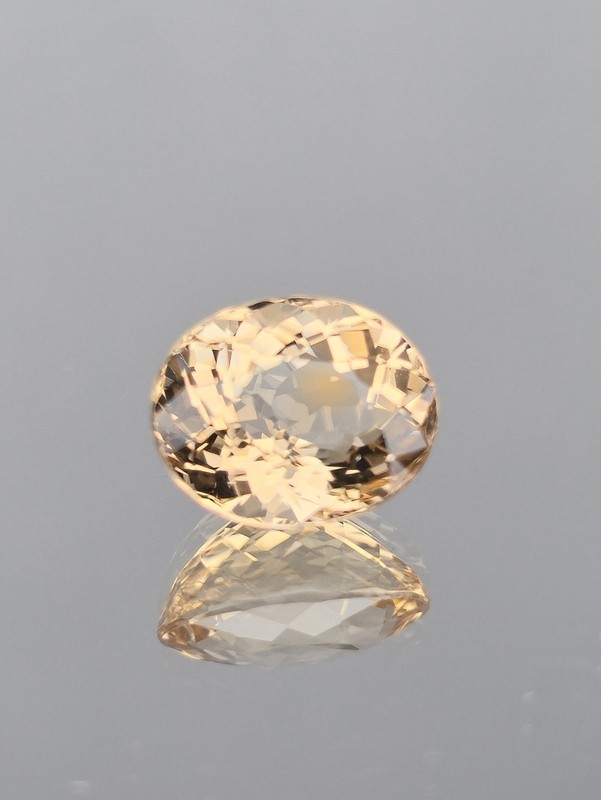 Tourmaline 2.45 Carat Clean Untreated Rare Color Champagne Peach Natural Gem ✨️