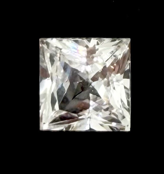New YAG Yttrium Aluminum Garnet 7.0 CT Square Princess Cut Gem Single 10x10mm