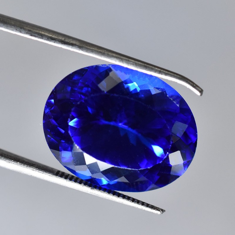 AAA+ CERTIFED Natural Ceylon Blue Sapphire 19.80 Ct Oval Cut Loose Gemstone gallery