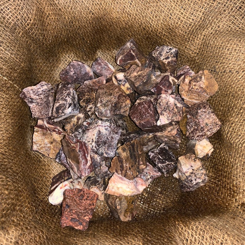 1000 Carat Lots of Picasso Jasper Rough - Plus a FREE Faceted Gemstone gallery