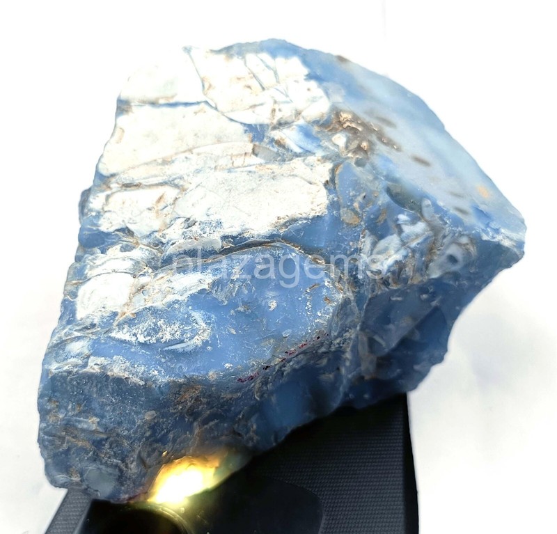 1598.00 CT NATURAL SKY-BLUE OPAL ROUGH CERTIFIED AUSTRALIA LOOSE GEMSTONE 25S gallery
