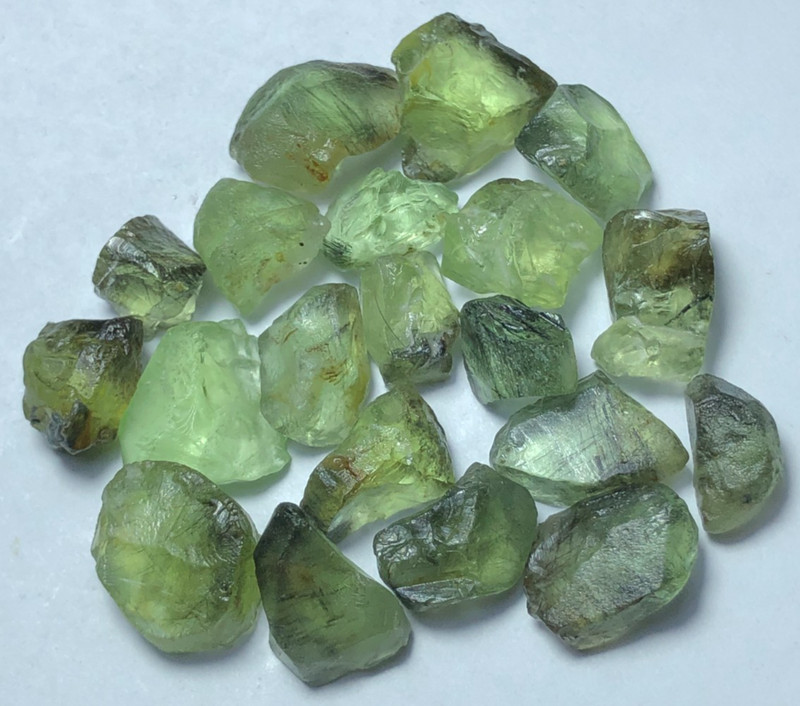 85 carats natural facet quality rutile peridot lot from Pakistan loose gemstone gallery