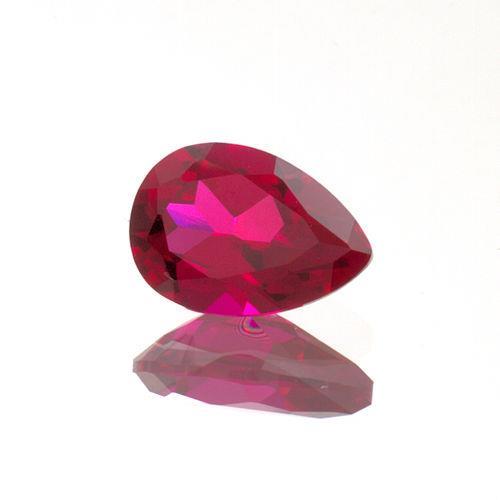 (5x3mm – 20x15mm) Pear AAA Lab Created Ruby