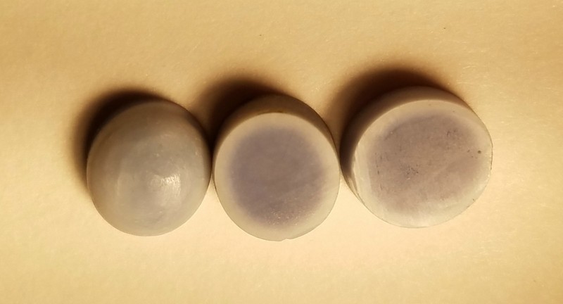 Authentic Corn. BLUE LINDE STAR Sapphire Test Blanks 21.17 ct. ~10 mm Lot # 036