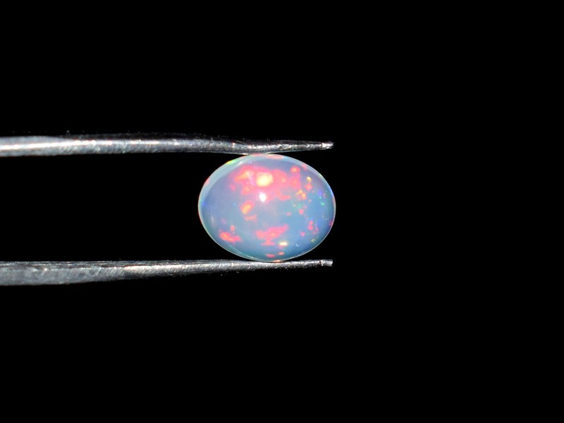 Natural Ethiopian Wello Fire Opal Cabochon Gemstone 8x10mm Loose AAA 36 gallery