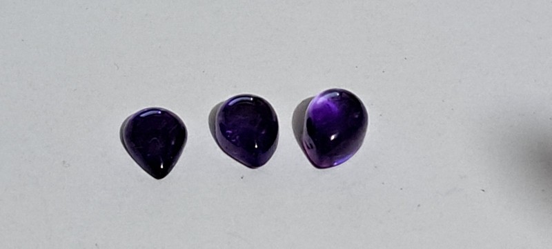 Natural Amethyst Purple Pear Shape 10 x 7mm gallery