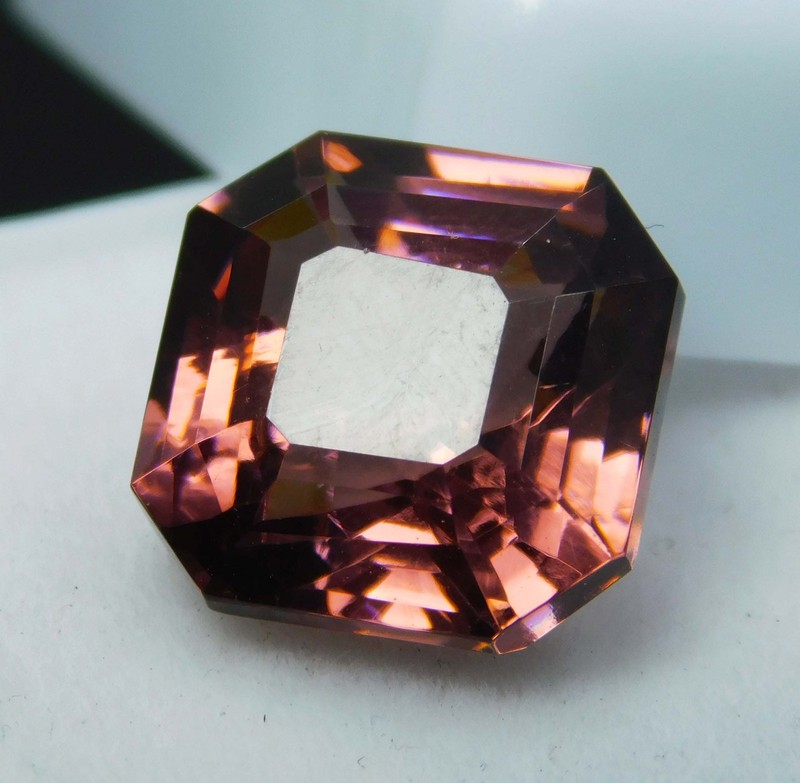 10 Ct Natural Sapphire Padparadscha Square Shape Certified Loose Gemstones