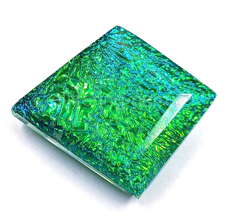 56.05CT Fancy Cut BI-Color Natural Ammolite Opal Doublet IGL Loose Gemstone 5JSF