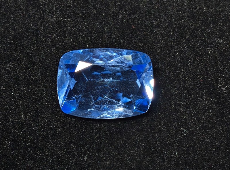 Natural Blue Kyanite Gemstone Cushion Cut Loose Royal Blue Sapphire Alternative