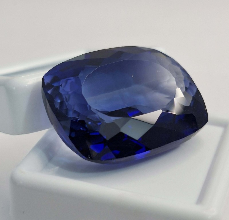 Natural Sapphire Blue Shape Cushion Cut 48-50 Ct Certified Loose Gemstone SB728 gallery