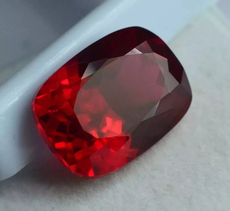 Red Ruby Burmese Cushion Cut 96-97 Ct Natural Loose EGL Certified Gemstone gallery