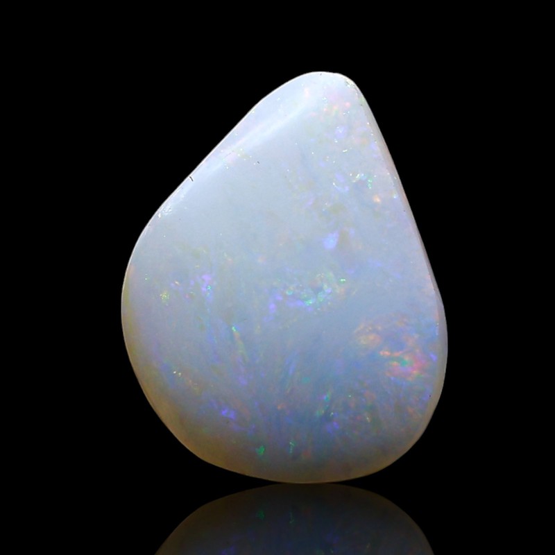 2.00 Cts Natural Fire Opal Gemstone Bracelet Making Pear Cabochon 10x8x4 mm gallery