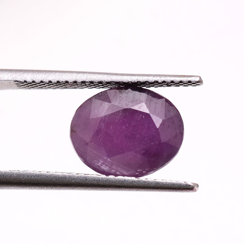 5.64 Cts Natural African Ruby Oval Cut Stunning 10mmx8mm Untreated Huge Gemstone gallery