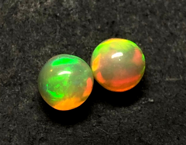 AAA White Opal Ball Fire Opal Sphere Loose Collector Gemstone 3.50 Cts