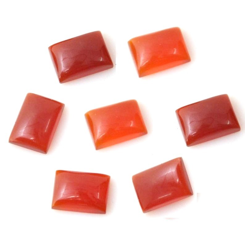Natural Red Onyx Rectangle Cabochon 6x8mm To 20x25mm Loose Gemstone