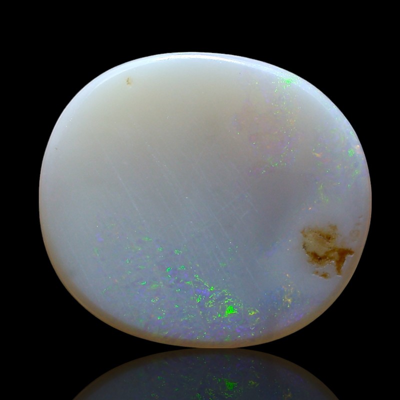 3.00 Cts Oval Fire Opal Cabochon Handcrafted Gemstone Natural 15x13x2 mm gallery