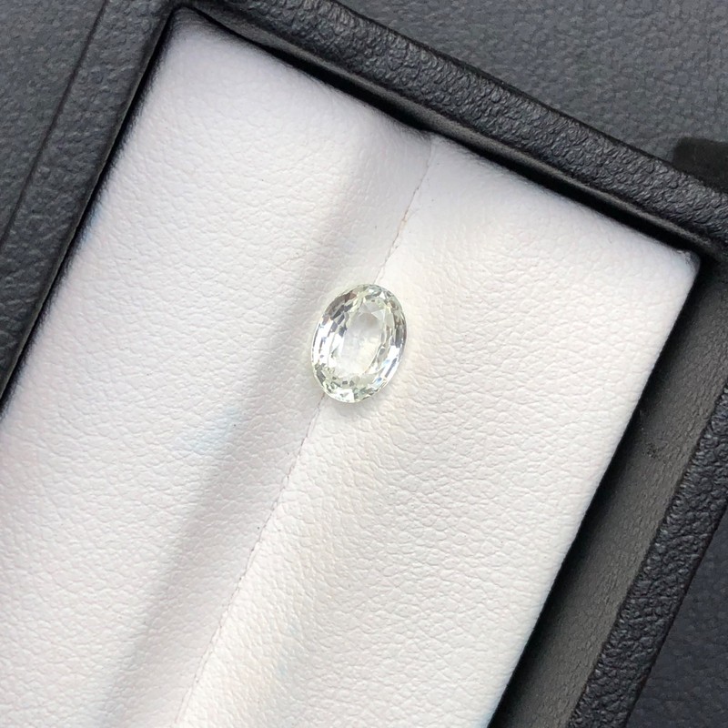 1.10 Ct Natural Milky Sapphire Oval Cut | Sri Lankan Sapphire, Ethical Gemstone gallery