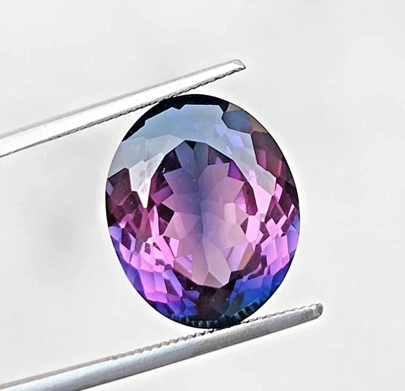 26 Ct Natural Ceylon Purple Sapphire Oval Cut Certified Loose Gemstone
