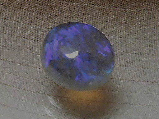 Beautiful Nice Cut Solid Good Quality Natural Black Crystal Opal 1.89 carat.