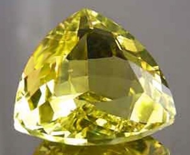 LEMON QUARTZ 6 MM TRILLION CUT 2 PIECE SET ALL NATURAL AAA