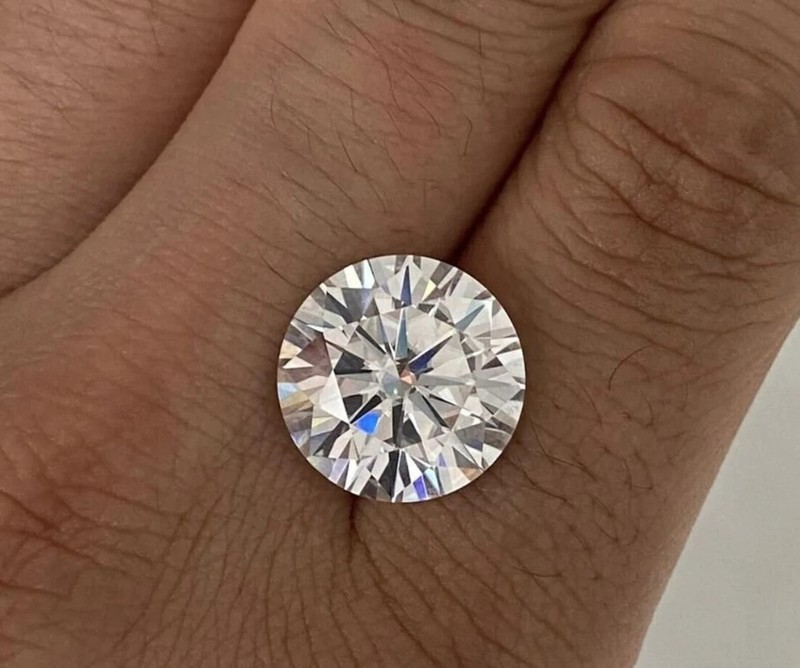 2 CT Natural White Diamond 1 Pcs Round Cut VVS1 D Grade Certified H 1