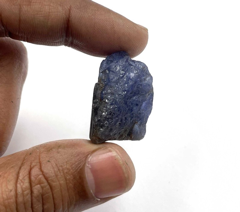Natural Tanzanite Raw Rough Loose Gemstone 12*18*24 MM 61 CT gallery