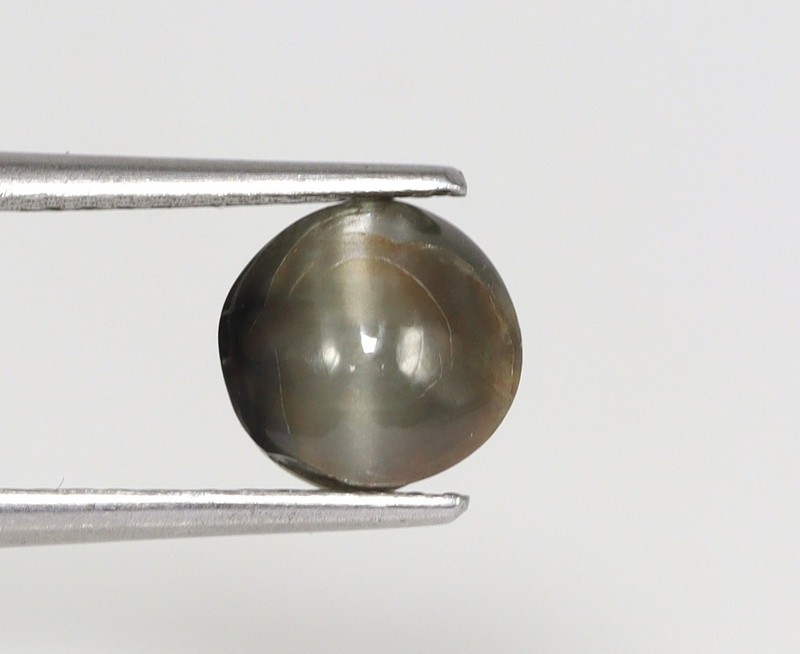 Beautiful Color Change Natural Alexandrite Cats eye 6 mm Round Loose Gem 1.91 Ct gallery