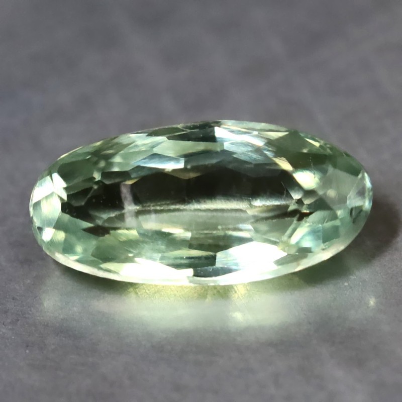 0.53 ct Very good Oval Cut (7 x 3 mm) Un-Heated Green Alexandrite Gemstone gallery