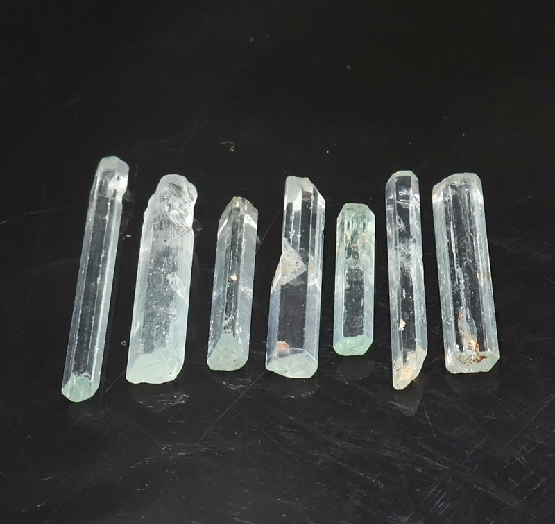 8.70 Ct, Natural Aquamarine Pencil Lot Rough, Making For Aquamarine Jewellery