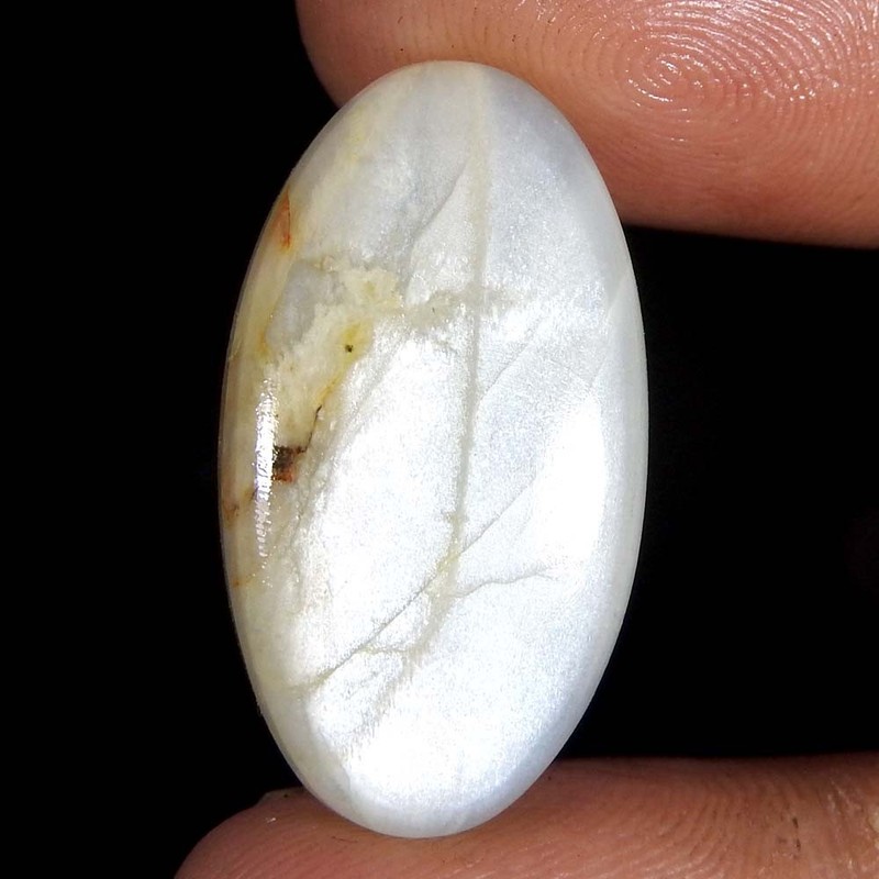 19.35Cts100%Natural Quality Silky Monnstone Oval Cabochon Loose Gemstone