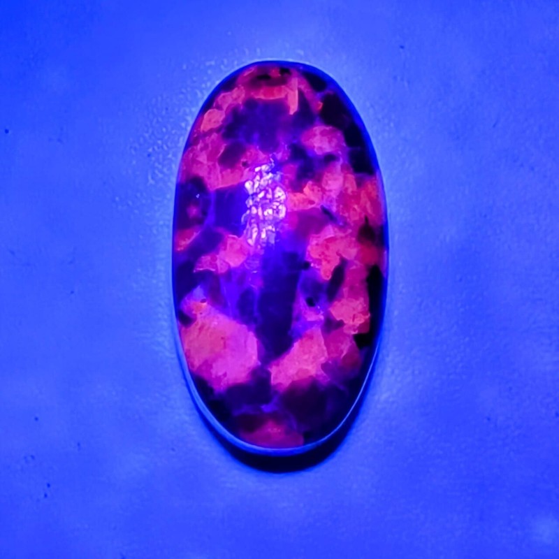 28 Cts Natural Yooperlite Cabochon Gemstone 28.9×15.9×7.2 MM