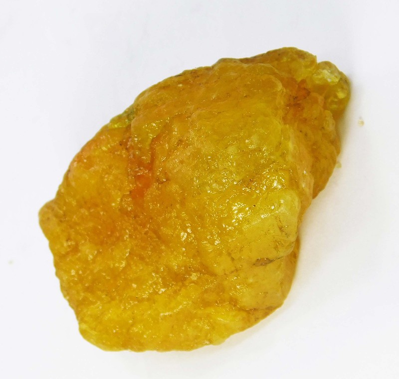 50 Ct Sapphire Rough Earth Mined Natural Yellow Uncut Loose Gemstone CERTIFIED