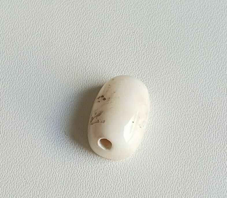 15X10X7'MM Flat Oval White Natural Japanese Mediterranean Coral Loose Cabochon. gallery