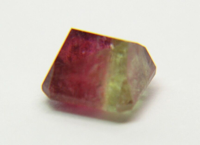 IP12 Natural Watermelon bicolor Tourmaline 1.02ct 5x5x4mm emerald cut multicolor gallery
