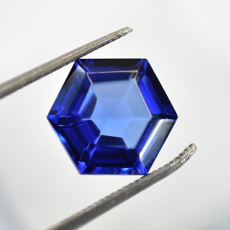 CERTIFIED 7 Ct Fancy Cut NATURAL Blue Tanzanite Loose Gemstone For Mother's Day gallery