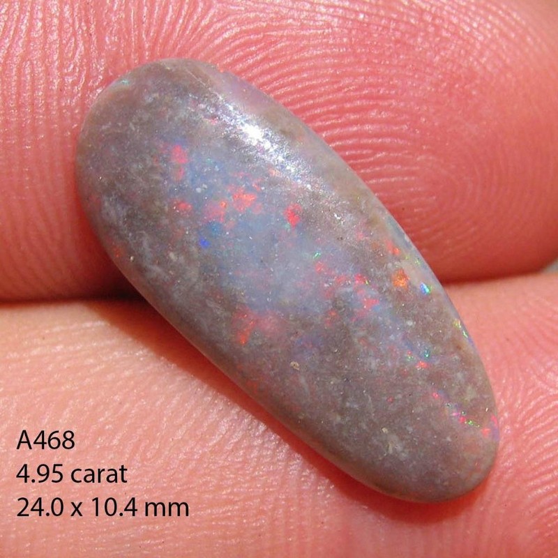 Coober Pedy Opal 4.95 cts 100% n Natural Solid Australian Opal for Jewelry A468