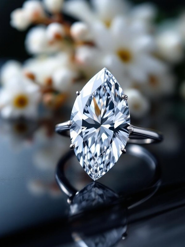 Marquise Exquisite Cut 0.3-10ct D Color Loose Moissanite VVS1 GRA Certificate gallery