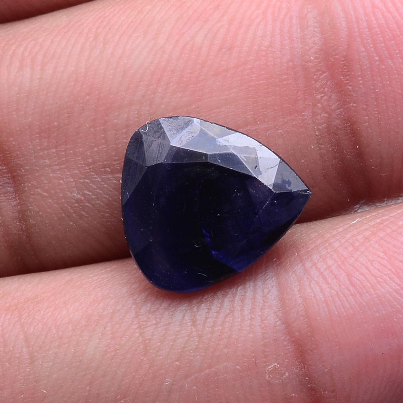 6.20 Cts Natural Sapphire Ceylon Royal Blue Pear Cut Ring Size Loose Gemstone