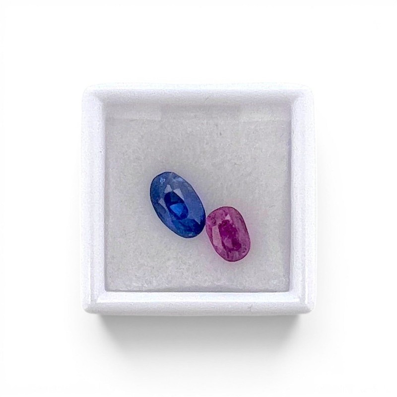 Sapphire Old Cut 5 ct total | Ceylon (Sri-Lanka) No-Heated Natural Sapphire
