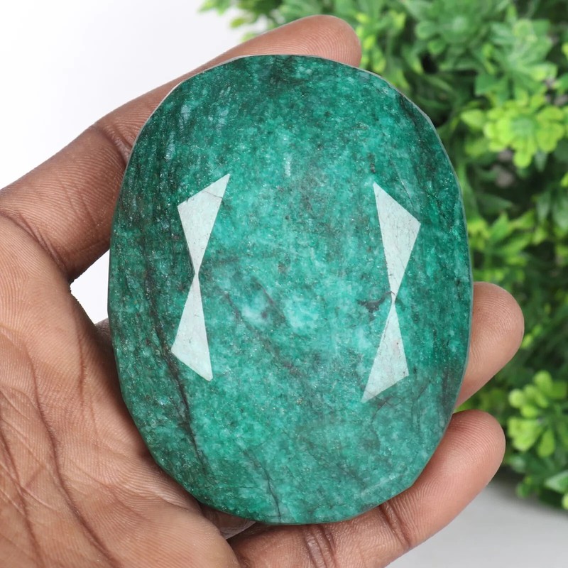 500Ct Oval Shape Natural Green Emerald IGL Certified High Quality Gemstone 5DDL