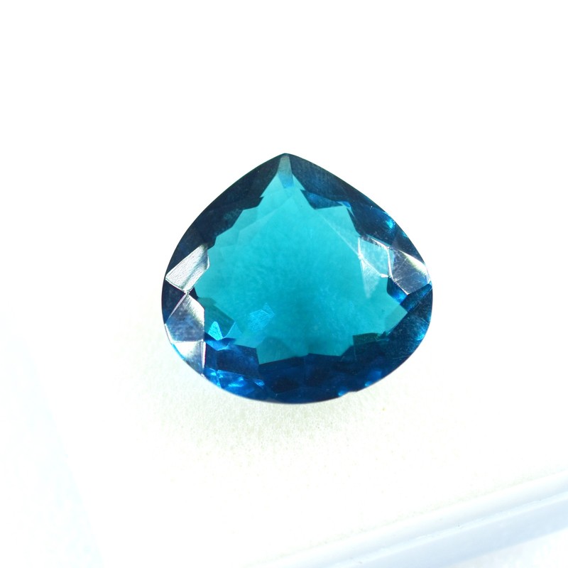 Natural Teal Sapphire Pear Cut 46.9Ct Huge Size Gemstone CERTIFIED Free Delivery