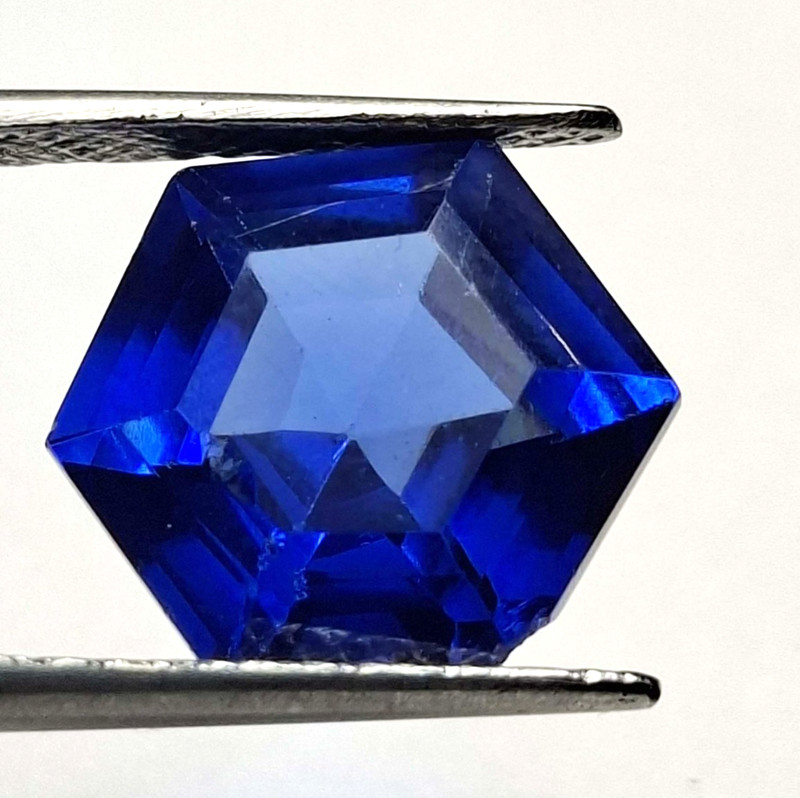 Dark Blue Tanzanite Hexagon Cut 10-12 Ct Natural Loose Certified Gemstone SB860