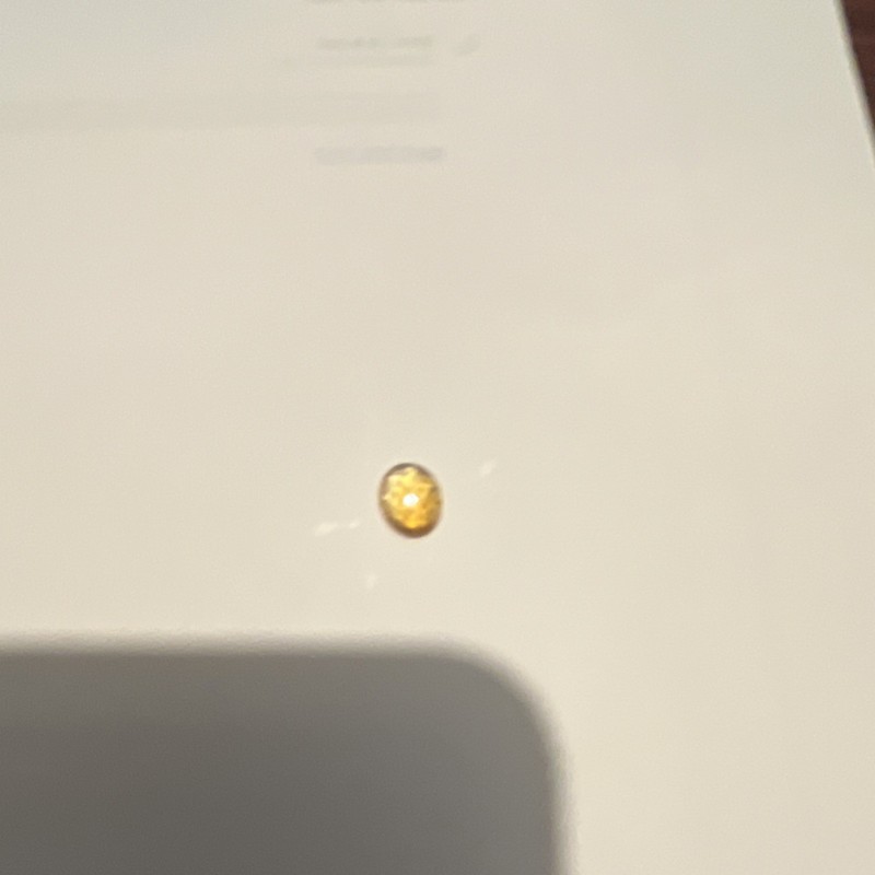 Yellow Zircon Oval Cut Loose Gemstone 1pc United States Origin