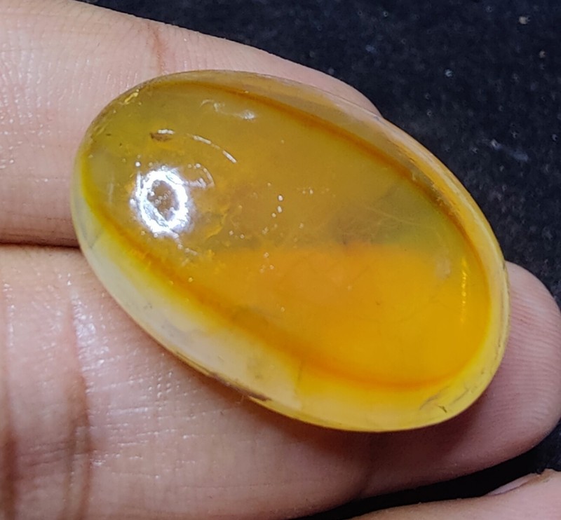 48 Carat, 31.5x20x12 mm, Natural Ethiopian Opal Oval Cabochon, Jewellery Making. gallery